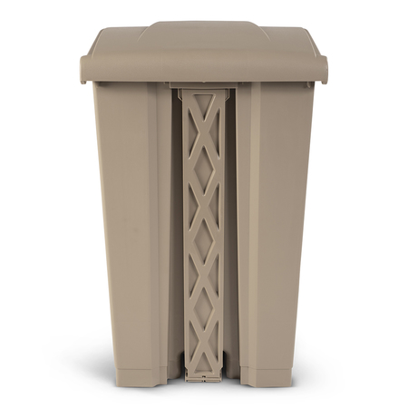 Toter 23 gal Trash Cans, Beige SOF23